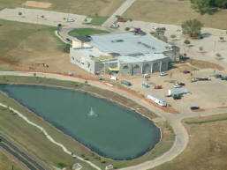 Aerial photography for construction progress of Valley Creek Church, Flower Mound, TX