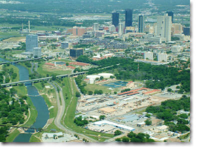 aerial photography of Ft. Worth, TX